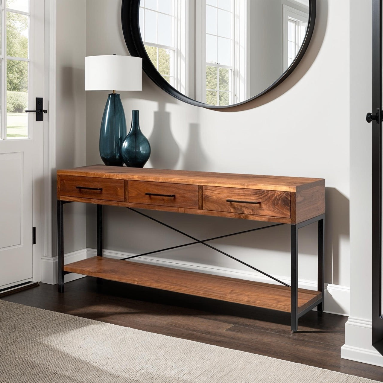 The Giancarlo Console Table with Storage