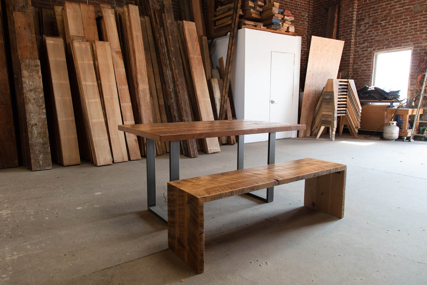 The Waterfall Dining Bench - Parkman Woodworks Store